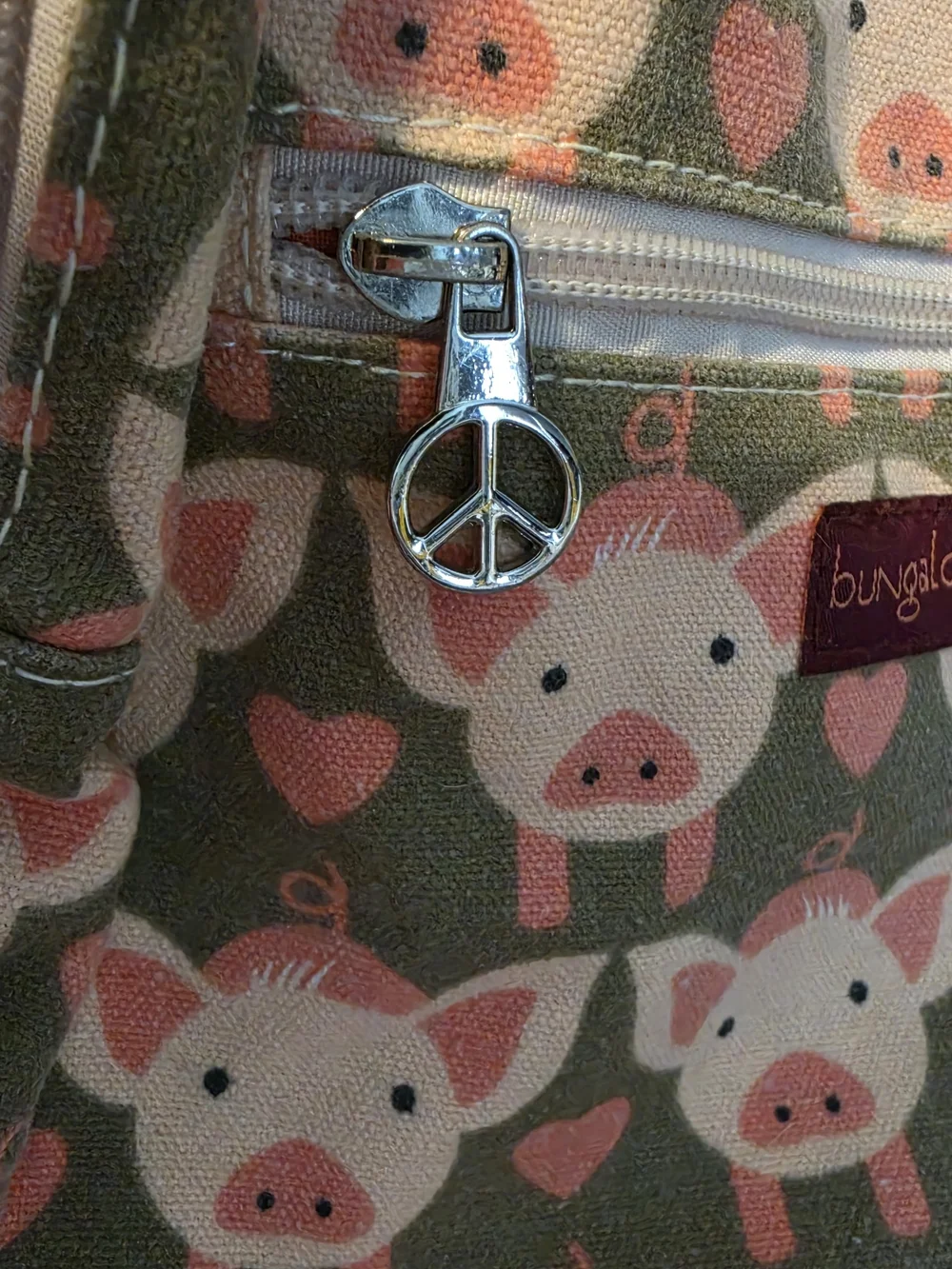 Bungalow 360 Pink Piglet Pattern Mini Backpack